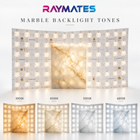Lámparas LED de Lámina Cortables de 24V, Panel Flexible con Lente Regulable para Retroiluminación de Vidrio Tintado, Encimeras de Cuarzo y Ónix Artificial