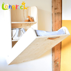 <span class=keywords><strong>Table</strong></span> <span class=keywords><strong>à</strong></span> <span class=keywords><strong>langer</strong></span> murale pliable pour bébé, station de change pour nourrissons, <span class=keywords><strong>table</strong></span> de soins pour bébé <span class=keywords><strong>en</strong></span> <span class=keywords><strong>bois</strong></span>, gain de place, mobilier pour la crèche - Product Image 4