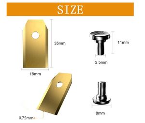 Lames de rechange <span class=keywords><strong>pour</strong></span> <span class=keywords><strong>tondeuse</strong></span> robotisée (revêtement en titane) <span class=keywords><strong>pour</strong></span> Husqvarna Auto mower, <span class=keywords><strong>tondeuse</strong></span> robotisée <span class=keywords><strong>Gardena</strong></span> - Product Image 3