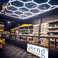 Hexagone en aluminium de haute qualité a mené la lumière de latte pour les lumières de gymnase de barbier de supermarché de magasin de centre commercial