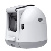 Amazon Hot Grote Afgesloten Automatische Kattenbakvulling Wc Meubels Auto Smart Intelligente Zelfreinigende Kattenbak Voor Kat