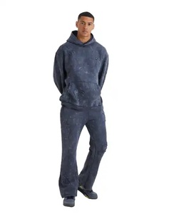 Vêtements de sport de qualité supérieure, survêtement de sport technique en molleton pour hommes, ensemble deux pièces, survêtement de jogging, style célèbre à capuche - Product Image 6