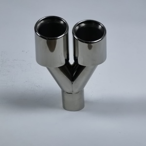 3.5-Inch Roestvrijstalen Uitlaatpunt Gemodificeerde Uitlaatpijp Auto-Accessoires Dubbele Uitlaatpijp Uitlaatpijp Keel - Product Image 4