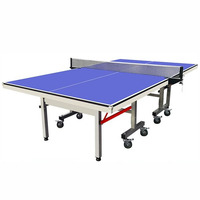 Table de ping-pong pliable en aluminium amovible certifiée ITF pour joueur