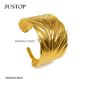 Pulseras OEM/OEM personalizadas, impermeables, de acero inoxidable, chapadas en oro, joyería de moda, hipoalergénicas, pulseras para mujer. - Product Image 3