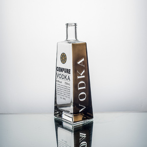 <span class=keywords><strong>Prix</strong></span> d'usine Pisco Rum 750ml Bouteilles de liqueur en verre avec logo - Product Image 4