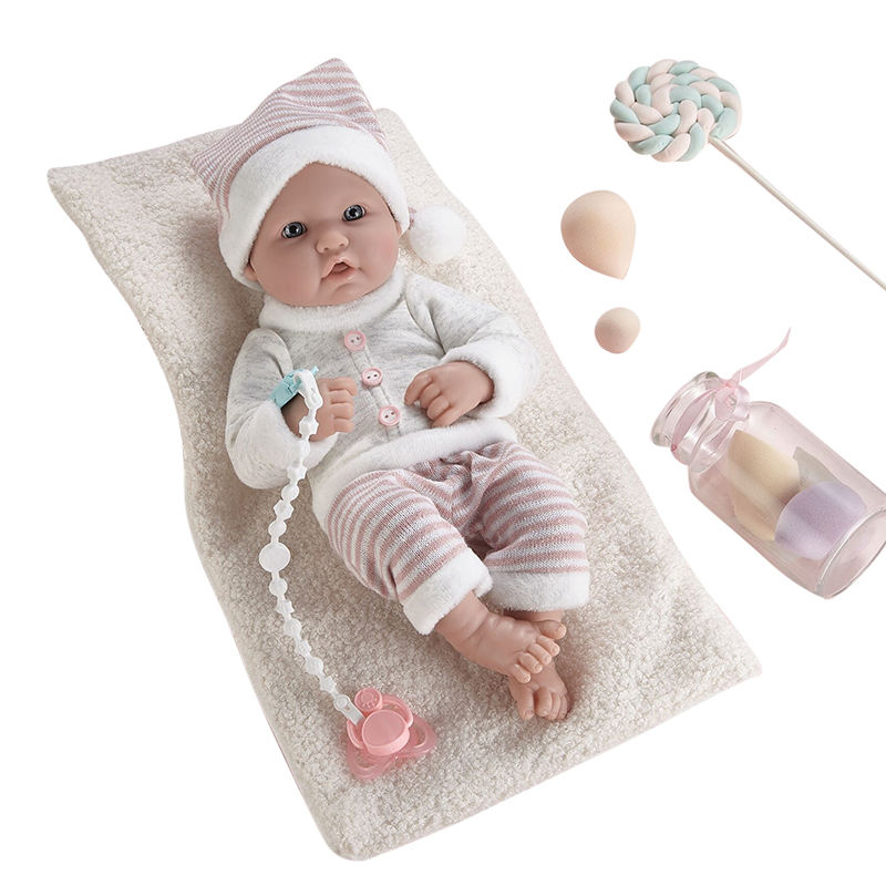 Small Silicone Baby Dolls Lifelike Safe Toys