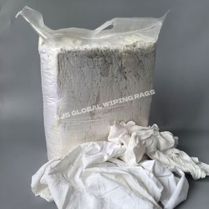 Paños de Limpieza de Alta Resistencia, 10 kg, Paños de Algodón para Uso Industrial, Paños de Algodón Suave Blancos, Paños de Algodón 100% Blancos - Product Image 1