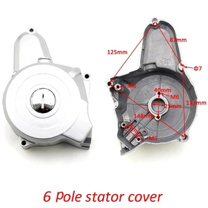 Pit Bike ATV Quad Dirt Bike Penutup Casing Mesin Magneto 2 Tiang 6 Lubang Penutup Stator 70cc 90cc 110cc 125cc - Product Image 6