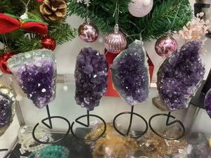 Tình Yêu Chủ Đề Trang Trí Đánh Bóng Thạch Anh Tím Tự Nhiên Cụm Thạch Anh Khuyến Mại Pha Lê Thủ Công Mỹ Nghệ (Cũ) - Product Image 6