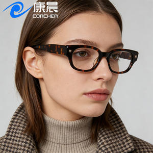 Lunettes ovales en acétate Eco 2026 pour femmes, monture étroite, verres unis, tendance, usage quotidien, pont nasal standard, fabriquées à Wenzhou - Product Image 2