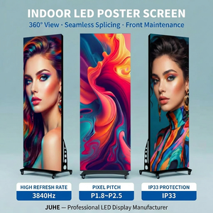 จอแสดงผล LED 8K HDR10 แบบบางพิเศษสำหรับติดตั้งภายในอาคาร P2.5 พร้อมใช้งานทันที สำหรับป้ายดิจิทัลในร้านค้าปลีก ห้างสรรพสินค้า และงานนิทรรศการ - Product Image 1