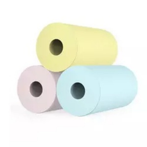 Pink Yellow Blue Colored 57mm Width Single Layer Thermal <b>Paper</b> <b>Roll</b> with Smooth Printing for POS ATM Printer - Product Image 3