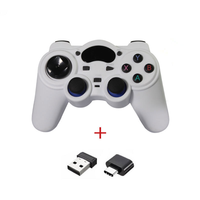 Mando Inalámbrico 2.4G para PS3, Android, PC, TV, Joystick, Mando de Juego para PC con Convertidor USB