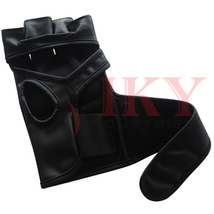 Gants de combat MMA professionnels personnalisables avec logo, gants demi-doigts pour la lutte - Product Image 5