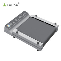 Tapis roulant pliable TOPKO, nouveau design breveté, logo personnalisé, utilisation intelligente à domicile/au bureau, machine de marche et de course portable