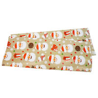 Conception gratuite impression de l'Avent cadeau de Noël papier d'emballage en soie pour vêtements