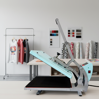Nouvelle presse à chaud manuelle 2026, machine d'impression à plat multicolore pour vêtements, t-shirts, sacs en toile et casquettes