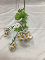 Bunga chamomile buatan sutra berkualitas tinggi untuk dekorasi rumah