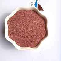 Sable de grenat rose naturel 80-100 mesh pour machines de découpe au jet d'eau, abrasif de sable de grenat pour verre, métal, marbre et acier