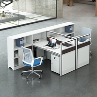 Système de mobilier de bureau modulaire avec cloisons, service de conception et aménagement sur mesure, bureau pour employés pour espace de coworking