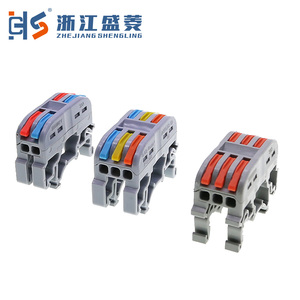 CZLS -<span class=keywords><strong>233</strong></span> D Bornier de connexion à ressort en laiton et cuivre de haute qualité, 6 pôles, 32A, 20-8 AWG, pour éclairage industriel - Product Image 5