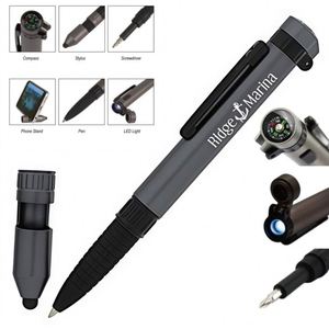 Bulk Promotional 7-in-1 Tool Pen With Screwdriver Compass Stylus Personalized <b>Creative</b> <b>Gift</b> Pen for Trade Show Event Giveaways - Product Image 1