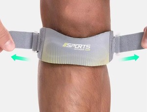 อุปกรณ์พยุงเข่าแบบปรับได้ ช่วยลดอาการปวดเอ็นสะบ้าหัวเข่า เหมาะสำหรับออกกำลังกาย น้ำหนักเบา ระบายอากาศได้ดี ขนาดเดียวใช้ได้กับทุกคน - Product Image 4