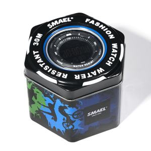Boîte d'emballage pour montre numérique de la marque SMAEL, boîte en fer, boîte en papier, cadeau - Product Image 4