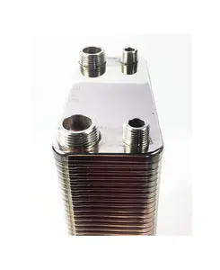 Brazing Material Nickel Titanium Heat Exchan 12 V Air Conditioner District Heating Stainless Steel Copper Brazed Plate