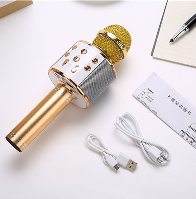 Hot Sale Popular Colorful Karaoke Microphone Wireless for Recording