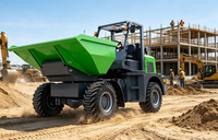 Mini Front Loader Wheel Loader Yuchai Diesel 37kW 1.6m Bucket 4WD Efisiensi Tinggi Garansi 1 Tahun