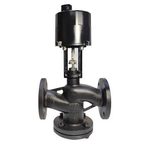 2 "углеродистая сталь M-BUS гидравлический пропорциональный клапан управления потоком моторизованный клапан регулятора AC24V электрический клапан линейного привода - Product Image 6