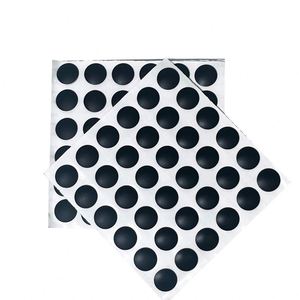 Almohadillas de Silicona Anticolisión y Silenciosas para Muebles de Oficina en Casa, Color Negro, Junta de Sellado de Goma de Silicona para Cualquier Tamaño - Product Image 3