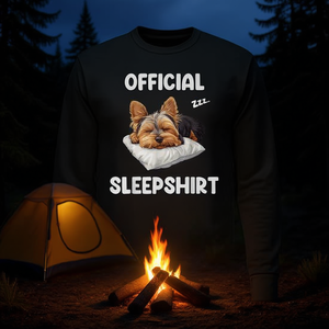 Camiseta de dormir de manga larga Yorkshire Terrier para amantes de los perros, equipo de camping - Product Image 2