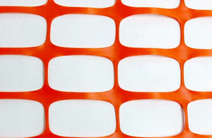 Barrière de sécurité temporaire pour clôture à neige orange 4 'x 100' avec matériau HDPE - Product Image 3