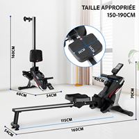 Machine à ramer professionnelle pour la musculation en salle