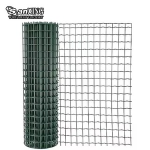 Malla de Alambre Soldada SanXING, Recubierta de PVC, Abertura de 1/4 de Pulgada, 24 Pulgadas x 50 Pies, Material de Cercado para Granja, Tejido Plano - Product Image 1