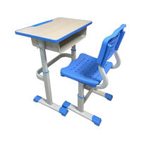 Ensemble de chaise et de bureau ergonomiques, confortables, durables et écologiques, réglables et modernes, pour salle de classe, école, maison ou bureau