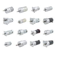 Motor de CC con Engranajes, Caja de Engranajes de 25 mm, Eje de Salida de 4 mm, 12 V, Baja Velocidad, 100 rpm, 120 rpm, Motores de CC con Engranajes y Escobillas, con Certificación CE RoHS