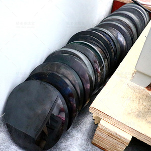 Loose Moissanite Black Round Flat Stone 15cm Diameter For Jewelry Making Synthetic Lab Created Gemstone Material - Product Image 4