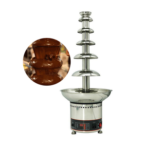 <span class=keywords><strong>Tour</strong></span> à fondue au chocolat portable en acier inoxydable à 6 étages et machine à fontaine à chocolat pour usage commercial - Product Image 1
