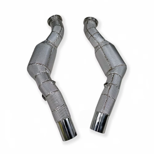 Venta al por mayor de fábrica: Colector de escape de alto rendimiento para Maserati <span class=keywords><strong>Levante</strong></span> 3.0T 2016-2018, tubo de escape con escudo térmico - Product Image 3