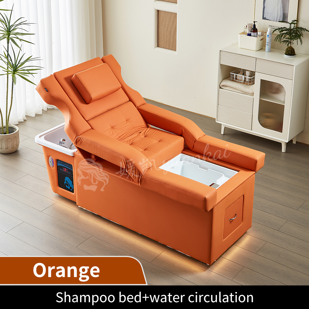 Cama de champú + fumigación + circulación de agua
