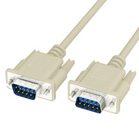 Conjunto de cable serial con cable cruzado recto DB9 RS232 de alta calidad fabricado por fabricantes de confianza para sistemas industriales