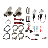 Elektrischer rostfreier Bypass-Y-Rohr-Auspuff-Absperr ventilsc halter mit Fernbedienung