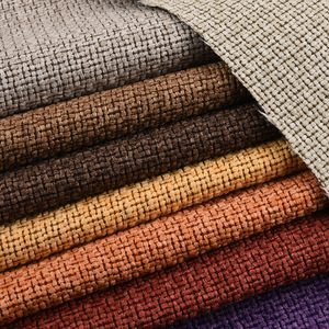 Tela de Lona de Poliéster y Algodón, Tejido Resistente a la Abrasión, Peso Medio, Material para Tapicería de Sofás - Product Image 1