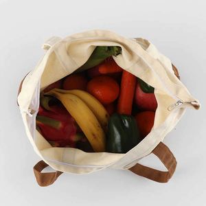 Bolsa de Compras de Lona de Algodón Orgánico Reciclado Personalizada de Alta Calidad con Logotipo Impreso Personalizado - Product Image 3