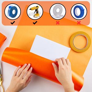 Yarcony Shimmer Orange Wrapping Paper 17 In X 33 Ft Solid Color Pearly Lustre Gift <b>Wrap</b> Birthday Packaging - Product Image 6