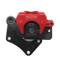 Sistema de frenos de alto rendimiento Pinza de freno delantera adecuada para Haojue Small Steel Cannon KA/150/220-Bomba inferior delantera